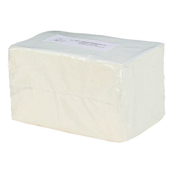 Essuie-mains en papier WIPEX simple paisseur, blanc, 24 cm x 38 cm de Cellulose avec pliage 1/4 - 1000 feuilles au total