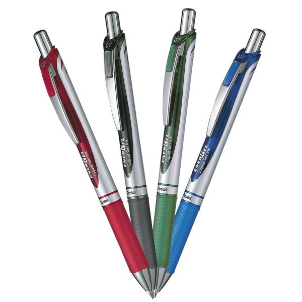 Pentel Paquet de 4 stylos roller gel  EnerGel XmRT BL77 