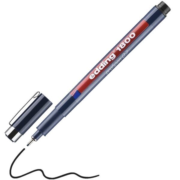 edding feutre fin 1800 0,7mm