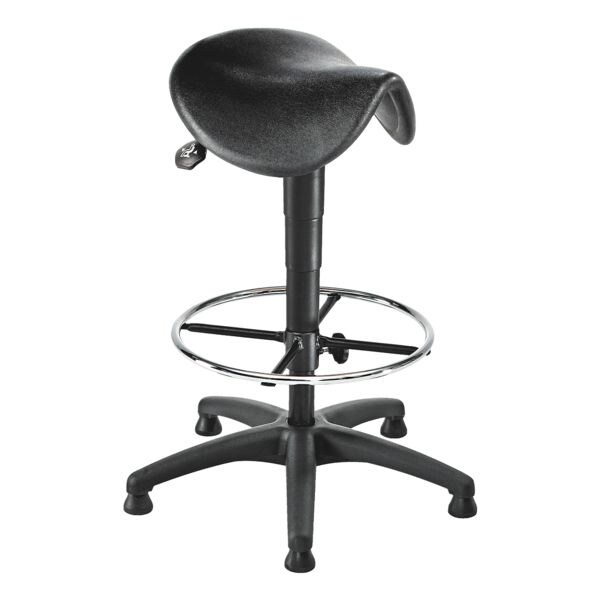 mey CHAIR SYSTEMS GmbH Tabouret  A4  avec assise selle sur patins