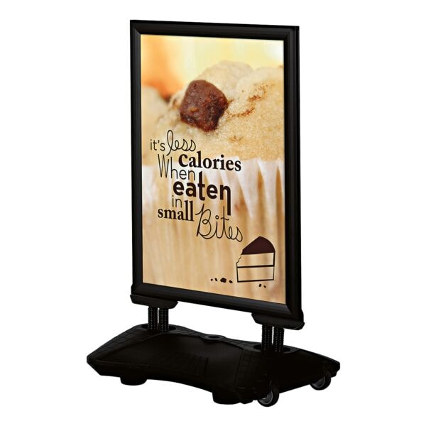 update displays Panneau trottoir  WindPro Plus  A0 black