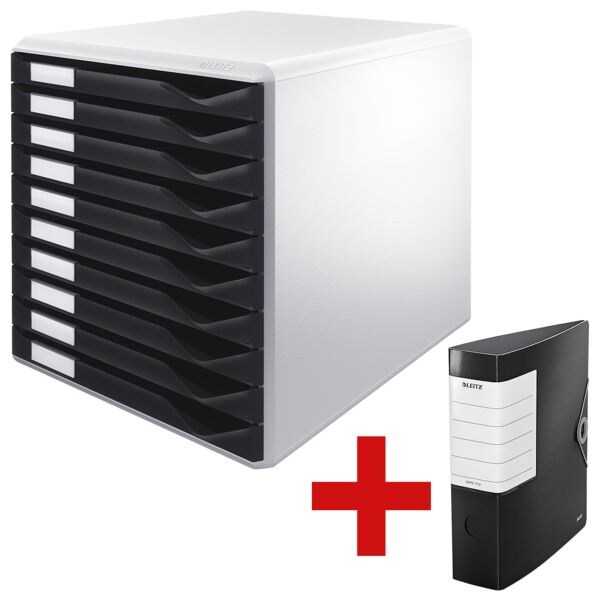 LEITZ Module de classement « Formular-Set 5281 » avec classeur « 180° Solid 1112 »