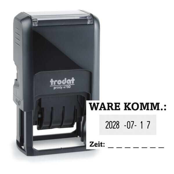 Trodat Tampon dateur avec texte  Printy 4750 