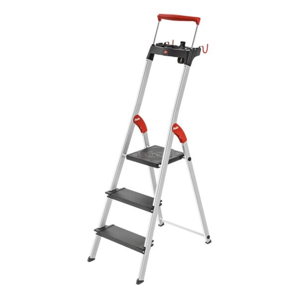 Hailo Escabeau alu  L100 TopLine  3 marches