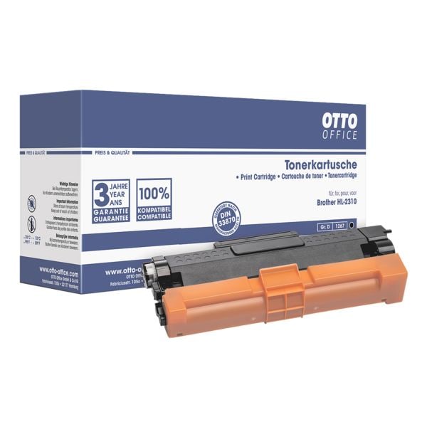 Toner compatible pour brother dcp-l2530dw l2537dw l2550dn noir 3000 p type