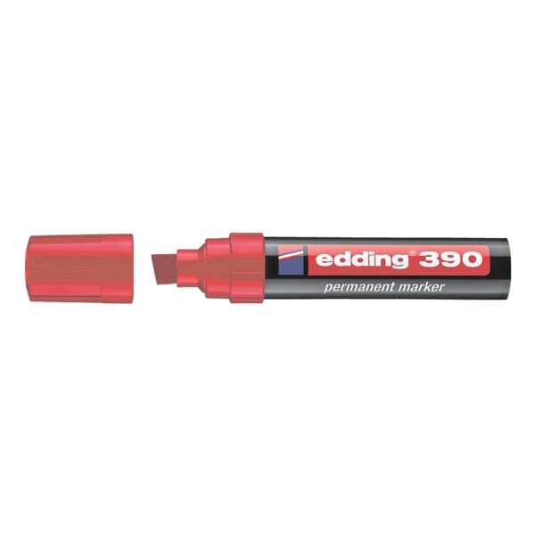 edding marqueur indlbile 390 - pointe biseaute, Epaisseur de trait 4,0  - 12,0 mm