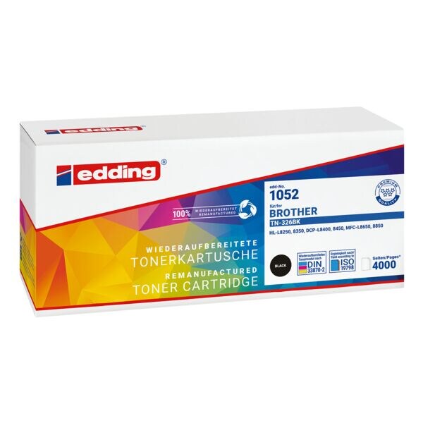 edding Toner �quivalent Brother � TN-326BK �