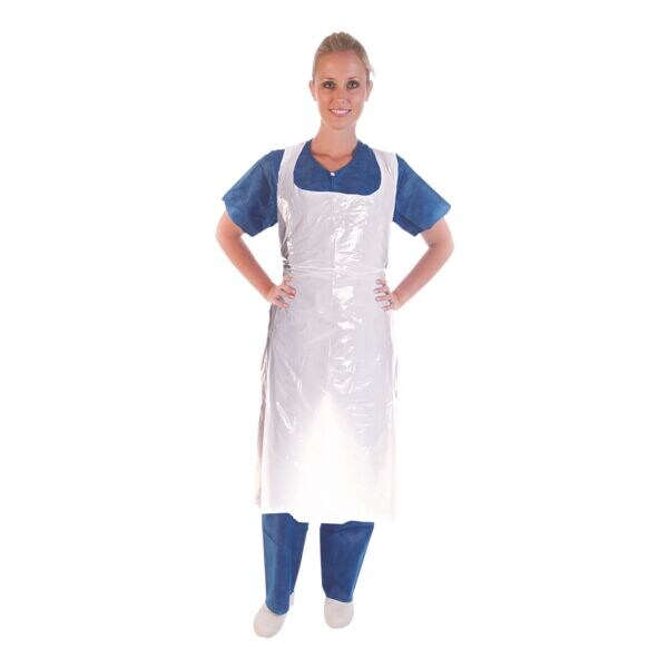 Franz Mensch 50 tabliers � Hygostar � 170/75 cm, �tanches, blanc