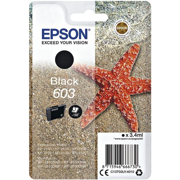 Epson Cartouche d'encre � 603 � noir