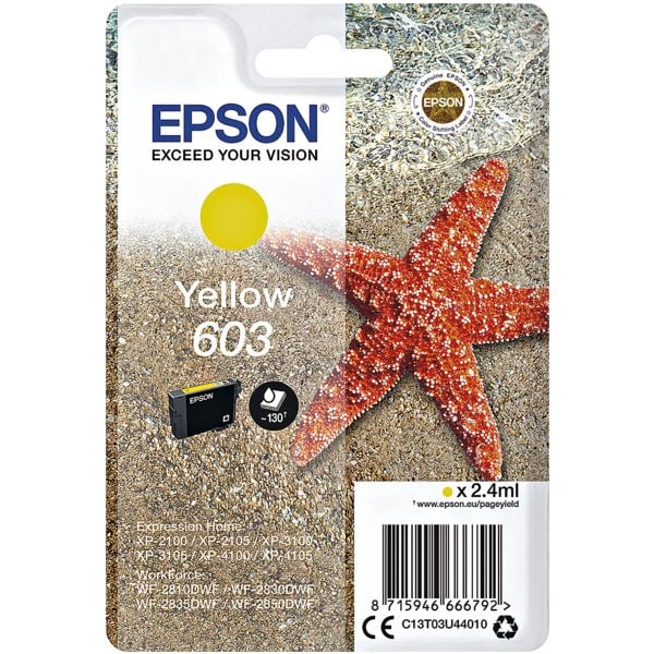Epson Cartouche d'encre � 603 � jaune