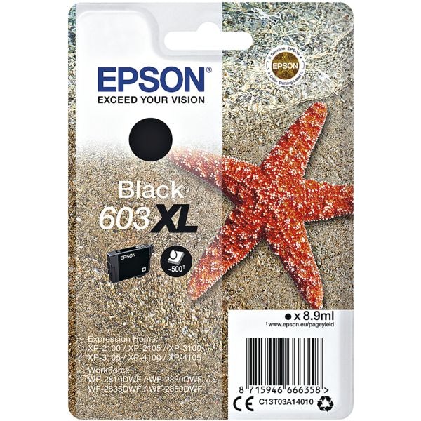 Epson Cartouche d'encre � 603XL � noir
