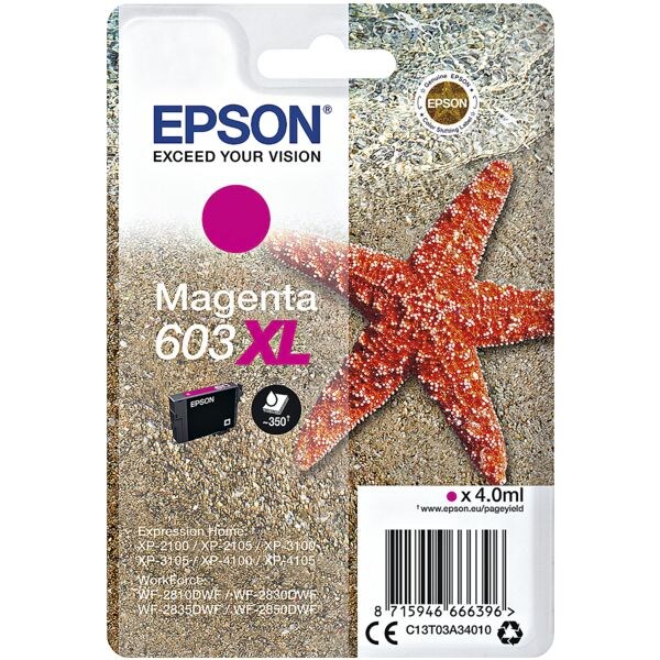 Epson Cartouche d'encre « 603XL » magenta Epson Cartouche d'encre « 603XL » magenta