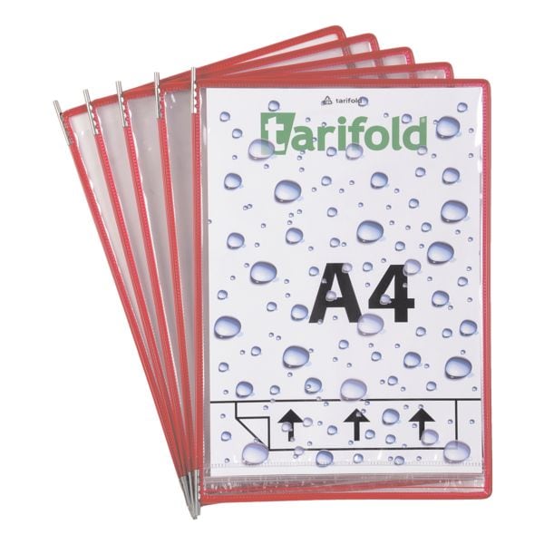 Tarifold Lot de 5 pochettes transparentes Dry Pocket A4