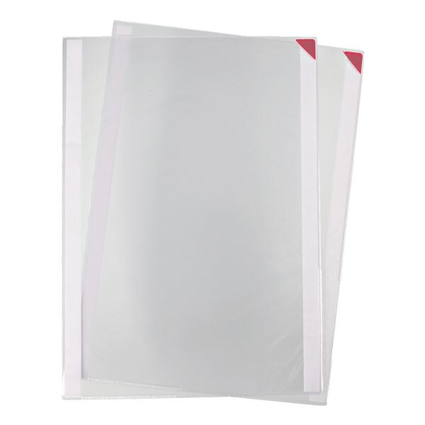 Tarifold Lot de 2 chemises transparentes autocollantes  Kang Easy Clic  A3