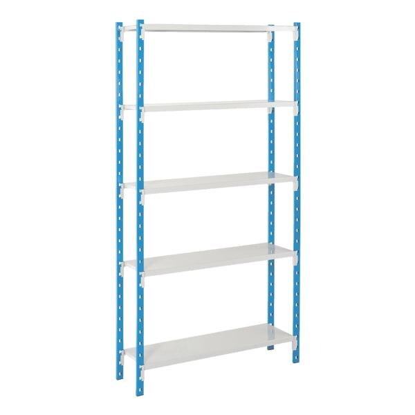 MANORGA Syst�me d'�tag�res embo�tables � Flip � rayonnage initial 5 �tag�res en acier 100 x 40 cm
