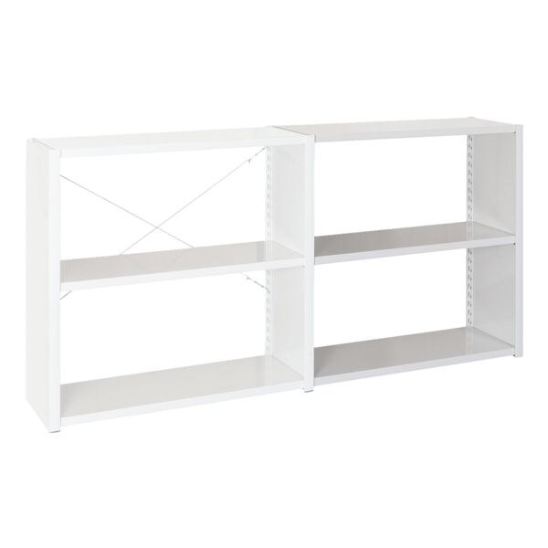 MANORGA Systme de rayonnage en acier  Epsilon  rayonnage modulable 3 tablettes en tle d'acier 125 x 30 cm