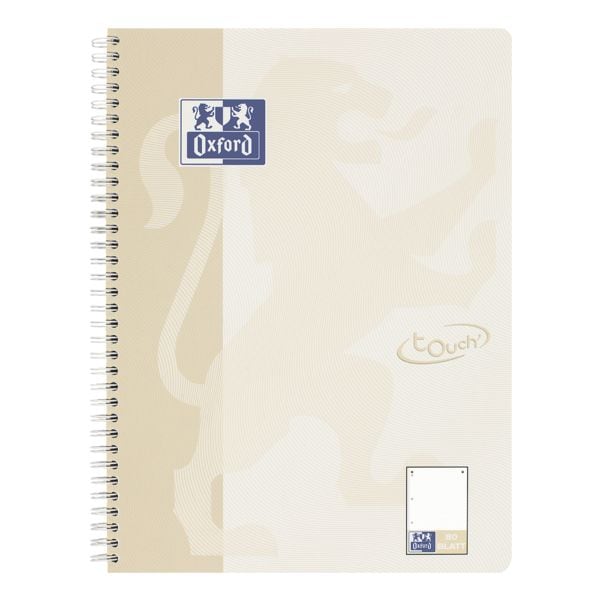 cahier  spirale Oxford Touch A4+, 80 feuille(s)
