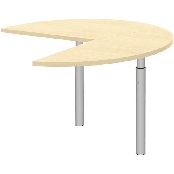 rhr Table d'extension rglable en hauteur (manuellement)  Techno  3/4 de cercle  gauche