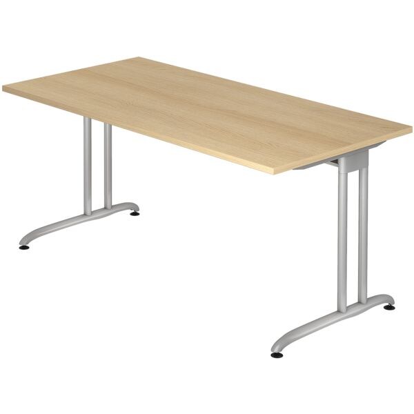 HAMMERBACHER bureau VBS16 Vienne 160 cm, pitement en L argent