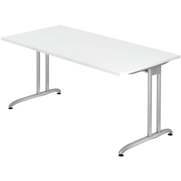 HAMMERBACHER bureau VBS16 Vienne 160 cm, pitement en L argent