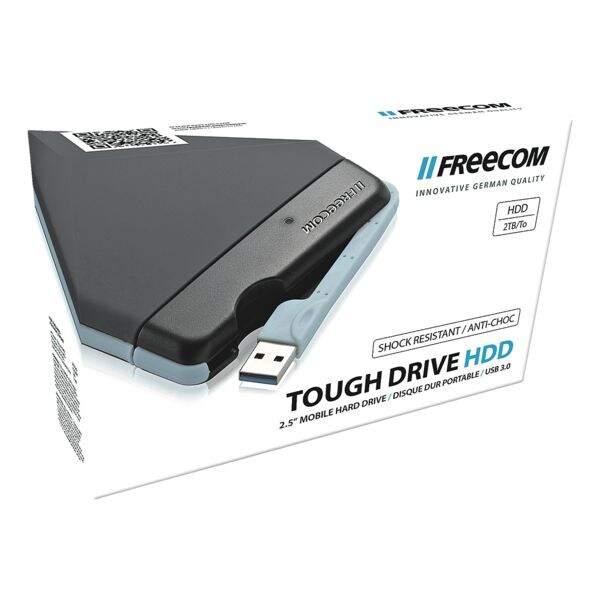 Freecom ToughDrive USB 3.0 2 TB, disque dur externe HDD, USB 3.0, 6,35 cm (2,5 pouces)