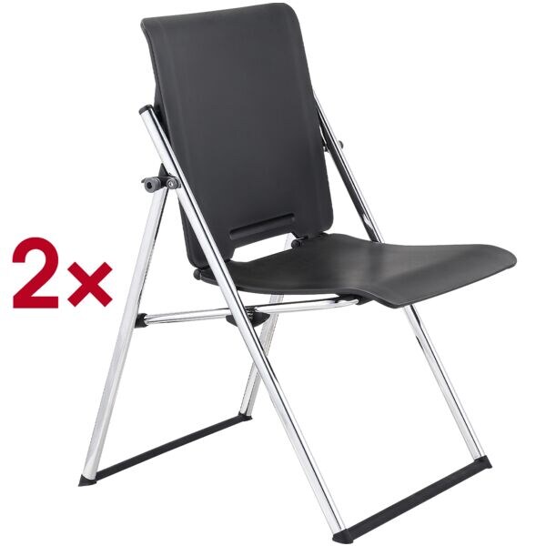 Rocada Lot de 2 chaises visiteurs
