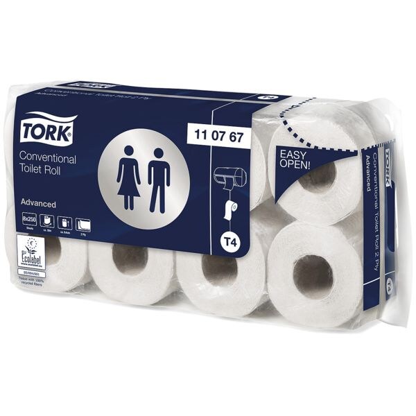 Tork papier toilette Advanced 2 paisseurs - 8 rouleaux (1 pack de 8 rouleaux)