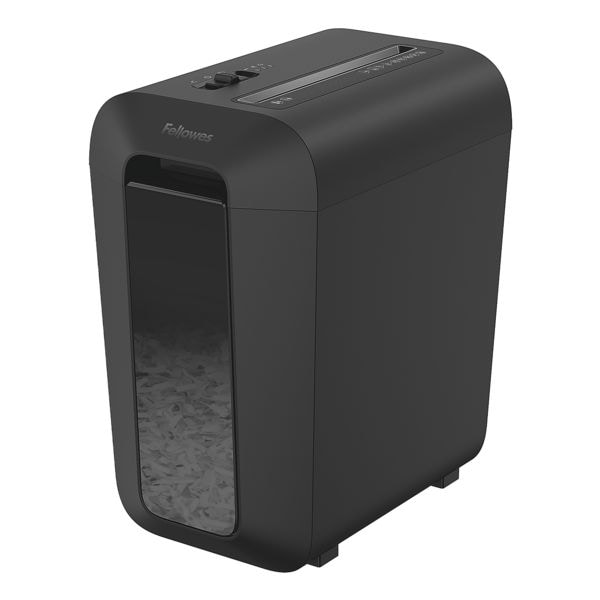 destructeur de documents Fellowes Powershred LX65, Niveau de s�curit� 4, coupe � crois�e � (4 x 40 mm), jusqu’� 10 feuille(s)