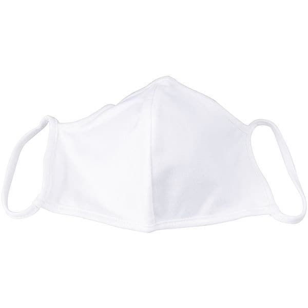 Paquet de 5 masques respiratoires lavables, blanc, taille enfants