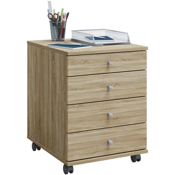 VCM Caisson  roulettes  Lona  3 tiroirs classiques profondeur 50 cm