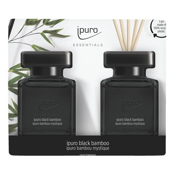 Ipuro Parfum d'intérieur « Black Bamboo » 2x 50 ml - acheter à