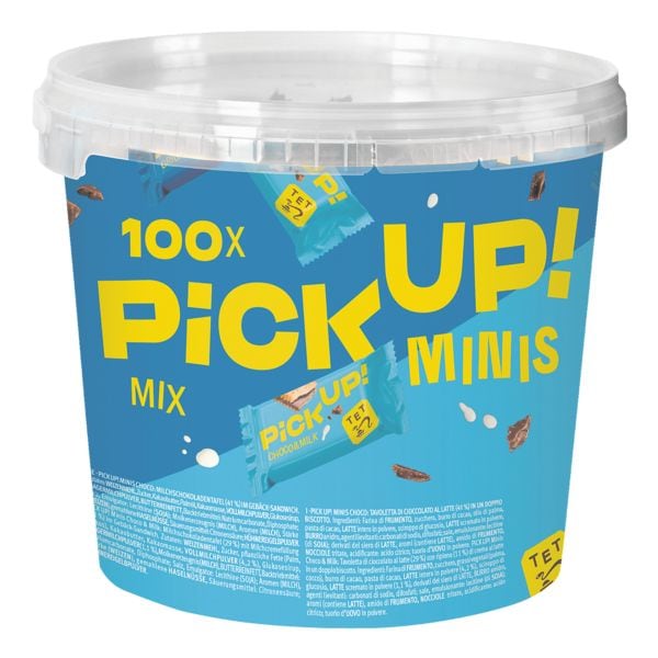 PICK UP! 100 biscuits « PICK UP ! Minis Mix » en 2 sortes PICK UP! 100 biscuits « PICK UP ! Minis Mix » en 2 sortes