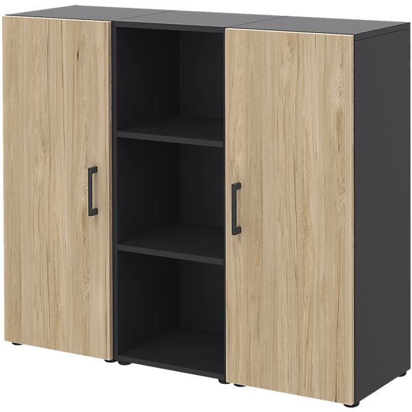 rhr Armoire sideboard  Direct Office 3  120 cm large 3 NC 2 portes
