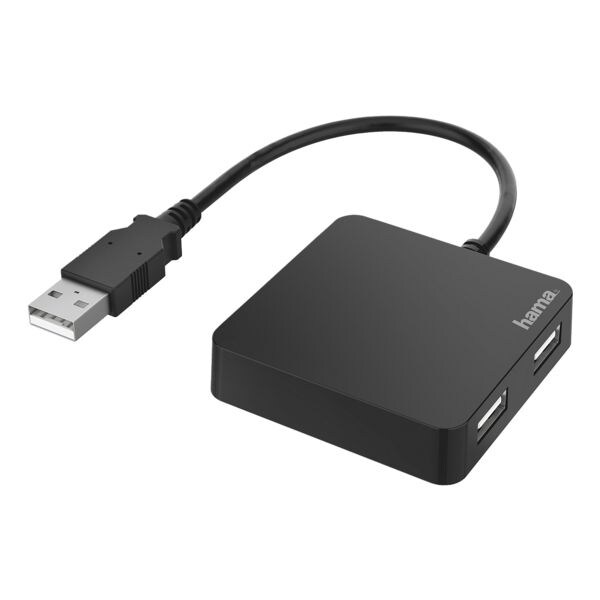 Hama USB-2.0-Hub, 4 ports