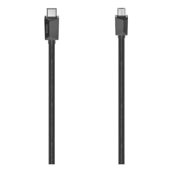 Hama Câble USB type C/Micro-B fiche 0,75 m