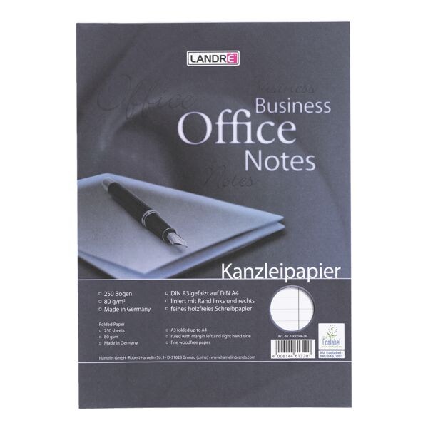 Landr Papier de bureau A3  A4 lign, 250 feuilles