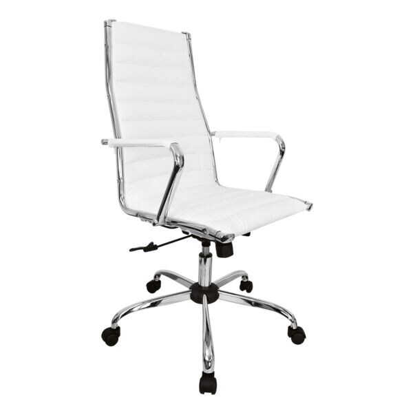 siège de bureau similicuir avec dossier haut Amstyle »Genf 1« avec accoudoirs