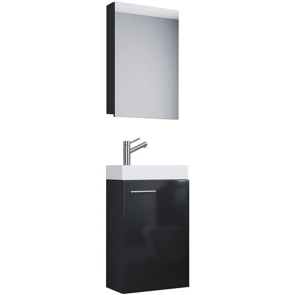 VCM Morgenthaler Lot de meubles de salle de bains 3 pices  Slito  armoire de toilette