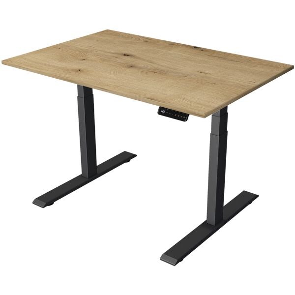 Kerkmann Table assis-debout rglable en hauteur lectrique Move 2 120 cm, pitement en T anthracite