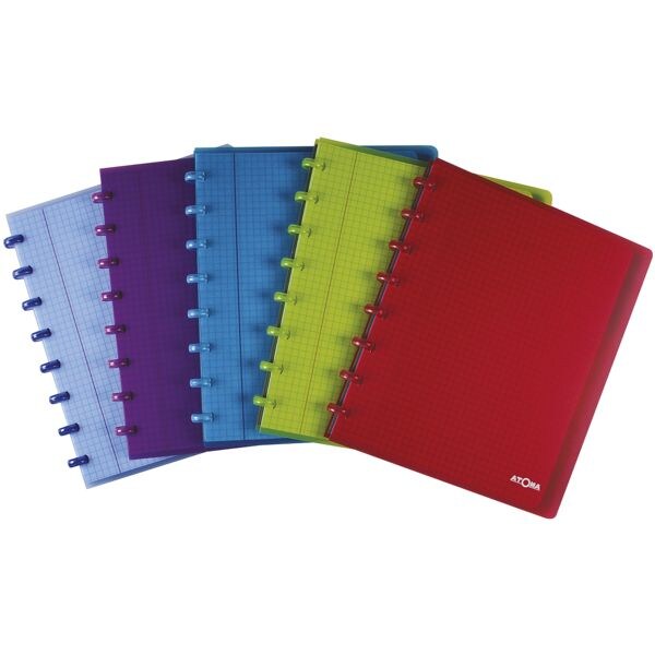 Atoma cahier d’cole A5+  carreaux 5 x 5 mm, pour toutes les classes