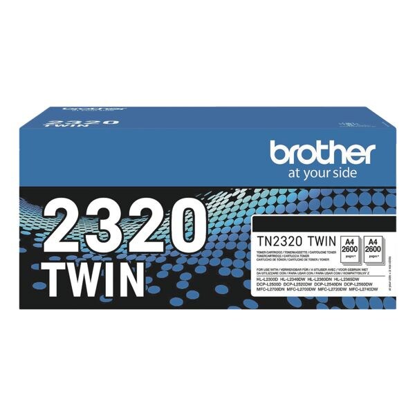 Brother Paquet de deux toners « TN-2320 » Brother Paquet de deux toners « TN-2320 »