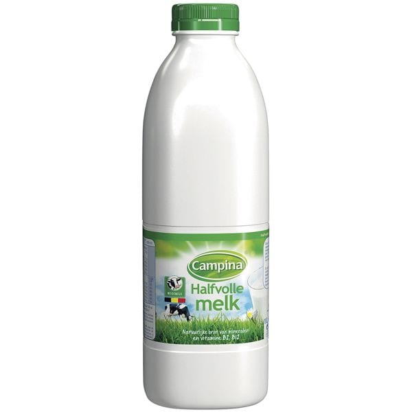 Campina Paquet de 6 laits demi-crms 1,5% de matire grasse 1 litre