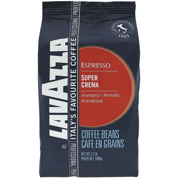 Lavazza Grains de caf Espresso  Super Crema  1000 g