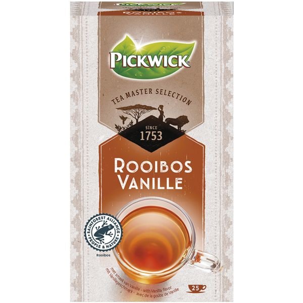 PICKWICK Infusion Rooibos  Vanille  en portion de tasse