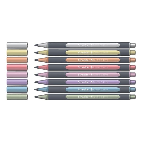Lot de stylos roller Schneider Paint-It 050 ne convenant pas aux documents officiels