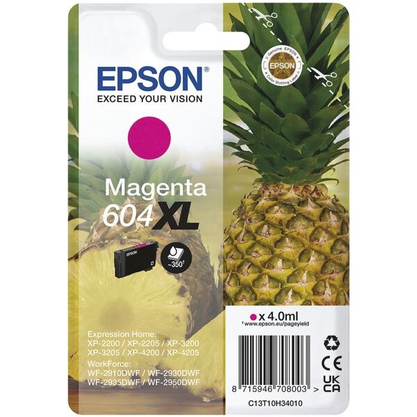 Epson Cartouche d'encre « 604XL » magenta  (C13T10H34010)