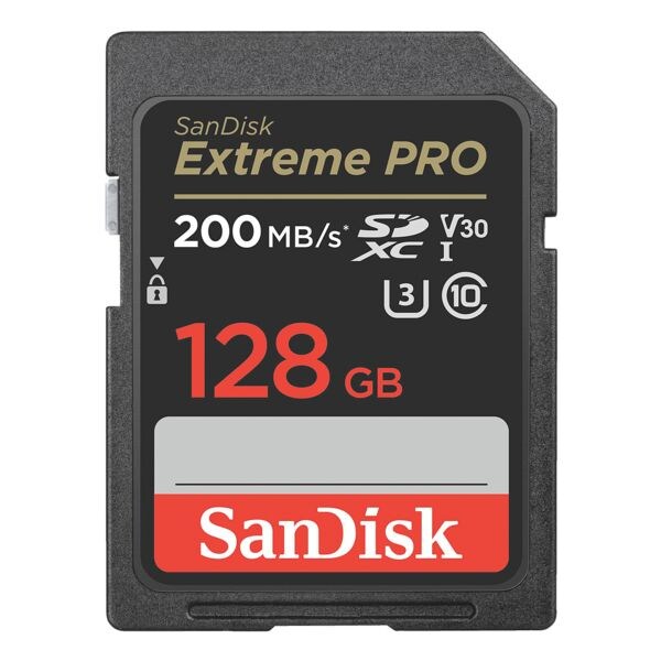SanDisk Carte mémoire SDXC « Extreme Pro UHS-I » 128 GB SanDisk Carte mémoire SDXC « Extreme Pro UHS-I » 128 GB