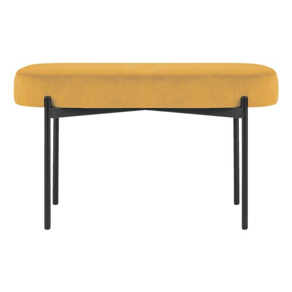 Paperflow Banc ovale  Gaia M  recouvert de tissu