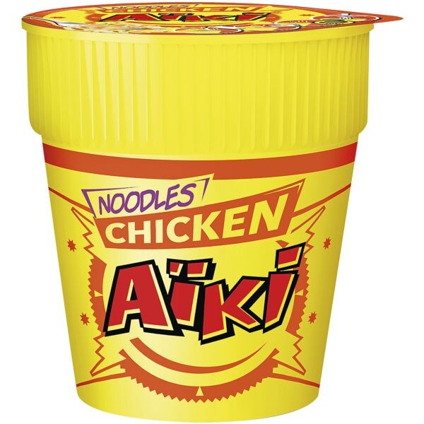 Aiki Paquet de 8 portions de nouilles instantanées « Chicken » Aiki Paquet de 8 portions de nouilles instantanées « Chicken »