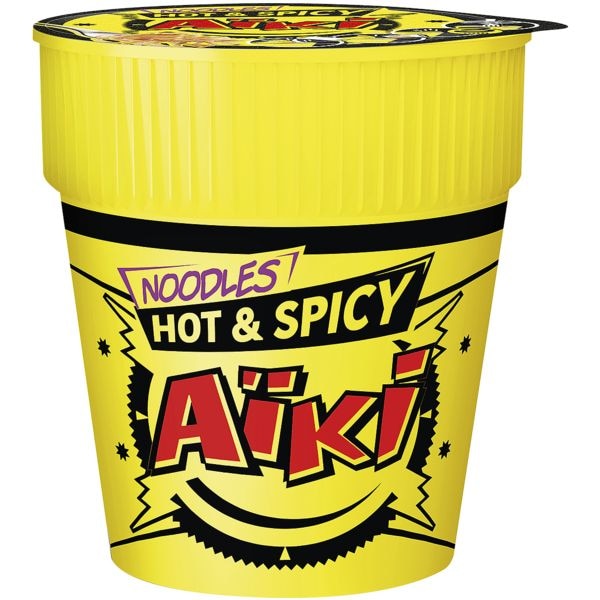 Aiki Paquet de 8 portions de nouilles instantanes  Hot & spicy 